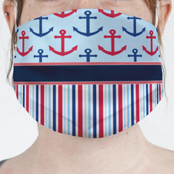 Anchors & Stripes Face Mask Cover (Personalized)