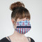 Anchors & Stripes Mask - Quarter View on Girl