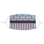 Anchors & Stripes Adult Cloth Face Mask - Standard