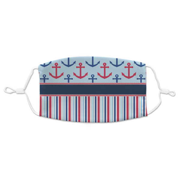 Custom Anchors & Stripes Adult Cloth Face Mask