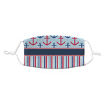 Anchors & Stripes Kid's Cloth Face Mask