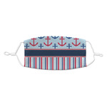Anchors & Stripes Kid's Cloth Face Mask - Standard