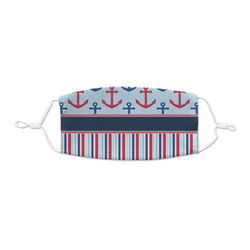 Anchors & Stripes Kid's Cloth Face Mask - XSmall