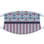 Anchors & Stripes Cloth Face Mask (T-Shirt Fabric)