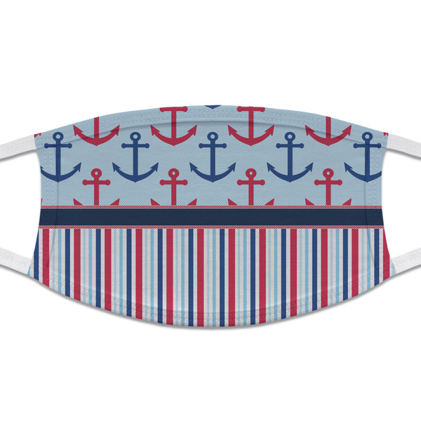Custom Anchors & Stripes Cloth Face Mask (T-Shirt Fabric)