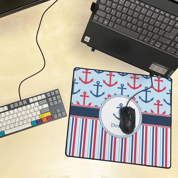 Anchors & Stripes Medium Gaming Mats - LIFESTYLE