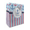 Anchors & Stripes Medium Gift Bag - Front/Main
