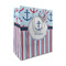 Anchors & Stripes Medium Gift Bag (Personalized)