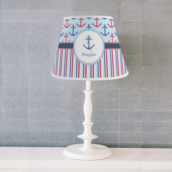 Anchors & Stripes Poly Film Empire Lampshade - Lifestyle