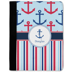 Anchors & Stripes Notebook Padfolio w/ Name or Text