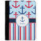 Anchors & Stripes Medium Padfolio - FRONT