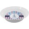 Anchors & Stripes Melamine Bowl (Personalized)