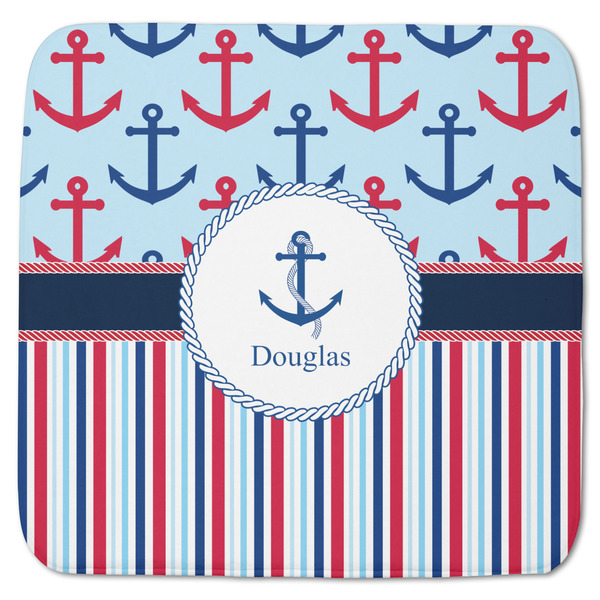 Anchors & Stripes Memory Foam Bath Mat 48 X 48