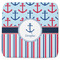 Anchors & Stripes Memory Foam Bath Mat - 48"x48" (Personalized)