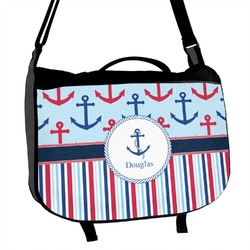 Anchors & Stripes Messenger Bag (Personalized)