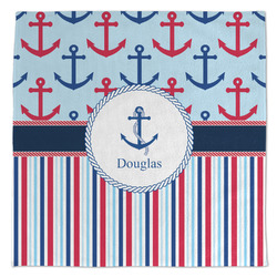 Anchors & Stripes Microfiber Dish Towel (Personalized)