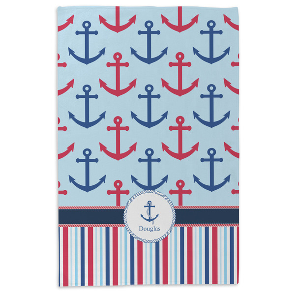 Anchors & Stripes Microfiber Dish Towel - APPROVAL