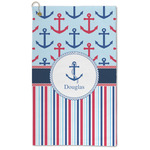 Anchors & Stripes Microfiber Golf Towel (Personalized)