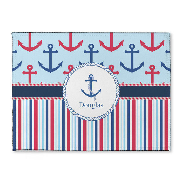 Custom Anchors & Stripes Microfiber Screen Cleaner (Personalized)