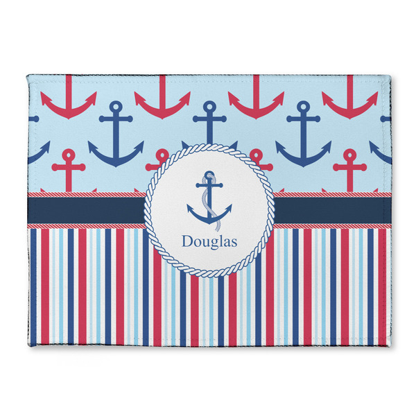 Custom Anchors & Stripes Microfiber Screen Cleaner (Personalized)