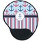 Anchors & Stripes Mouse Pad with Wrist Support - Main