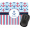 Anchors & Stripes Rectangular Mouse Pad