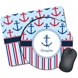Anchors & Stripes Mouse Pads (Personalized)