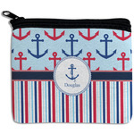 Anchors & Stripes Rectangular Coin Purse (Personalized)