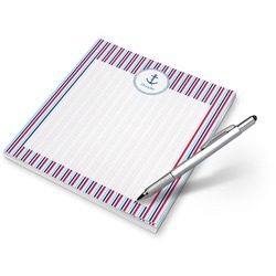 Anchors & Stripes Notepad (Personalized)