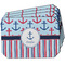 Anchors & Stripes Dining Table Mat - Octagon w/ Name or Text