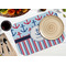 Anchors & Stripes Octagon Placemat - Single front (LIFESTYLE) Flatlay