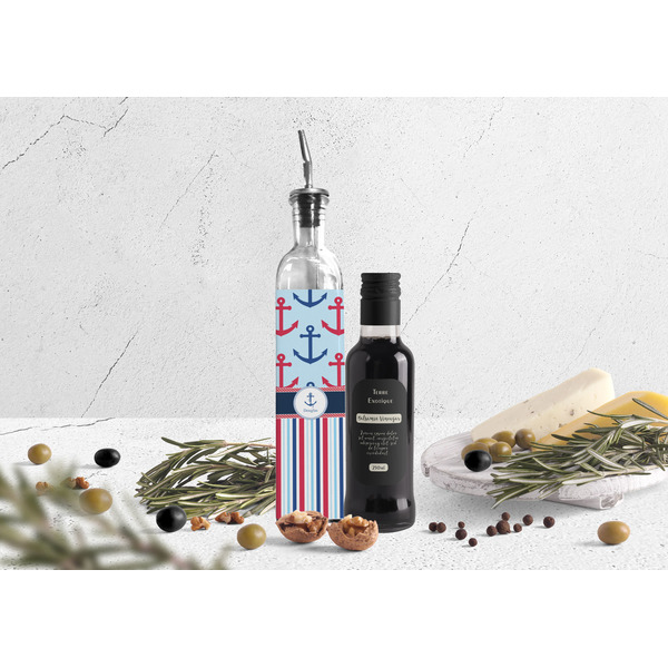 Anchors & Stripes Oil Dispenser Bottle - Lifestyle Photo