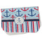 Anchors & Stripes Burp Cloth - Fleece w/ Name or Text