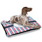 Anchors & Stripes Outdoor Dog Beds - Large - IN CONTEXT