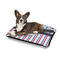 Anchors & Stripes Outdoor Dog Beds - Medium - IN CONTEXT