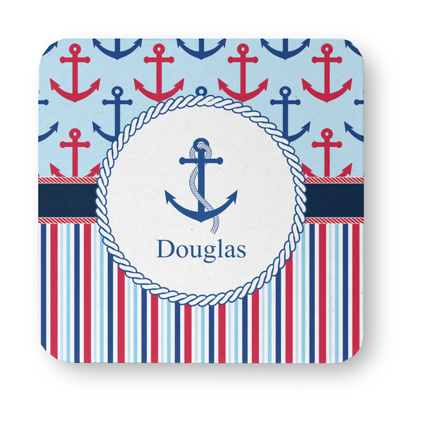 Anchors & Stripes Paper Coasters - Approval