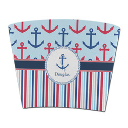 Anchors & Stripes Party Cup Sleeve - without bottom (Personalized)