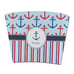 Anchors & Stripes Party Cup Sleeve - without bottom (Personalized)