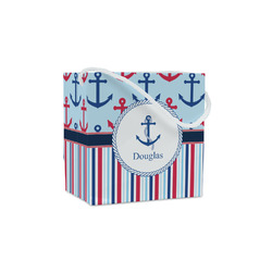 Anchors & Stripes Party Favor Gift Bags - Gloss (Personalized)