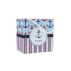 Anchors & Stripes Party Favor Gift Bags - Matte (Personalized)