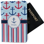 Anchors & Stripes Passport Holder - Fabric (Personalized)
