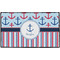 Anchors & Stripes Door Mat - 60"x36" (Personalized)