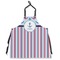 Anchors & Stripes Apron Without Pockets w/ Name or Text