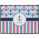 Anchors & Stripes Door Mat - 24"x18" (Personalized)