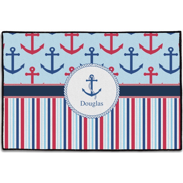 Anchors & Stripes Personalized Door Mat - 36x24 (APPROVAL)