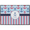 Anchors & Stripes Door Mat - 36"x24" (Personalized)