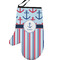 Anchors & Stripes Personalized Oven Mitt - Left