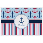 Anchors & Stripes Laminated Placemat w/ Name or Text
