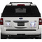 Anchors & Stripes Personalized Square Car Magnets on Ford Explorer