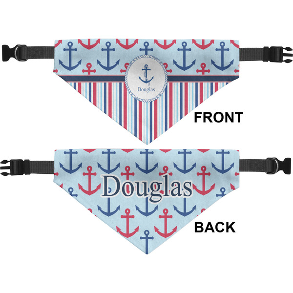 Anchors & Stripes Pet Bandana Approval